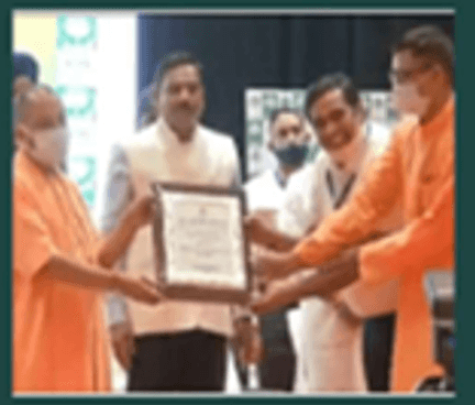 Honored by Chief Minister Yogi Adityanath