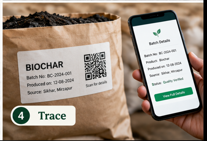 QR-coded batch traceability mobile app